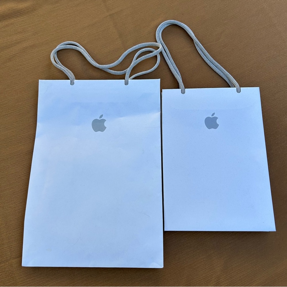 Apple Bags Empty Paper Shopping Gift Totes